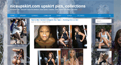 Desktop Screenshot of niceupskirt.com